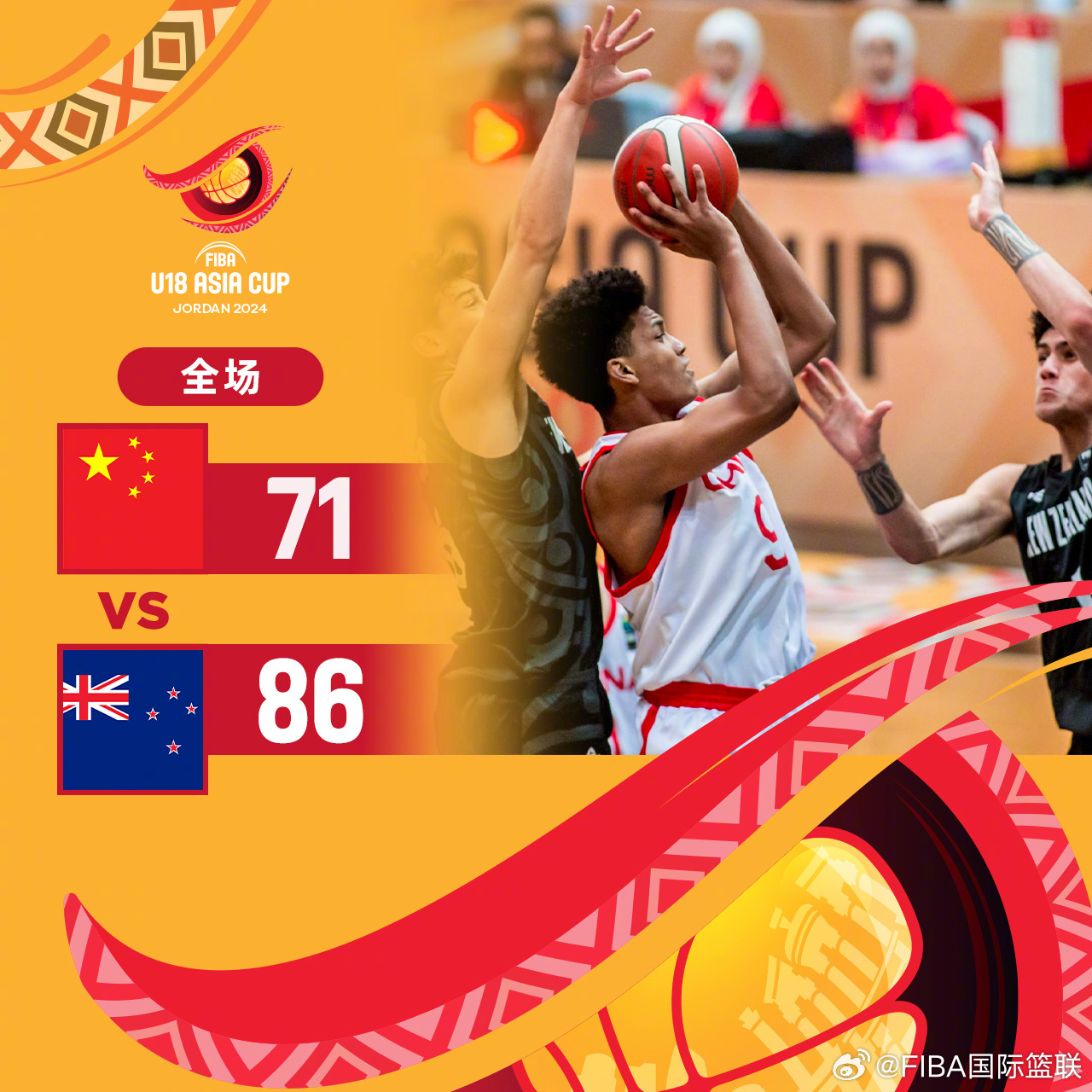 中国U18男篮无缘亚洲杯决赛，却已锁定2025年U19世